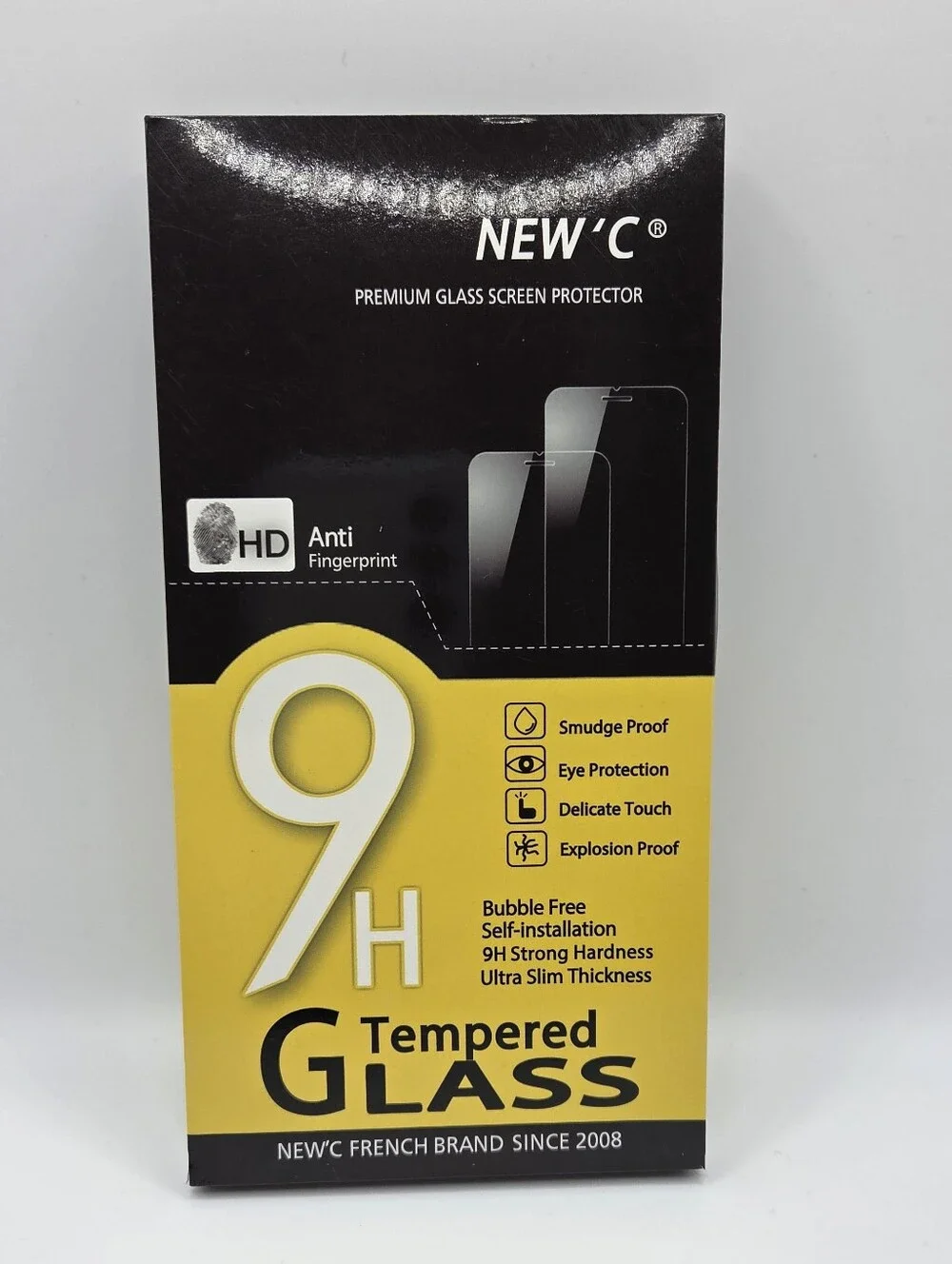 NIB 2-Pack NEW’C Tempered Glass Screen Protector for Samsung Galaxy S23